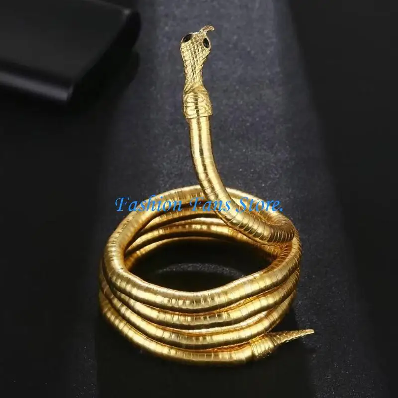  Sturdy Alloy Materials Snake Designs Necklace Portable for Celebrations