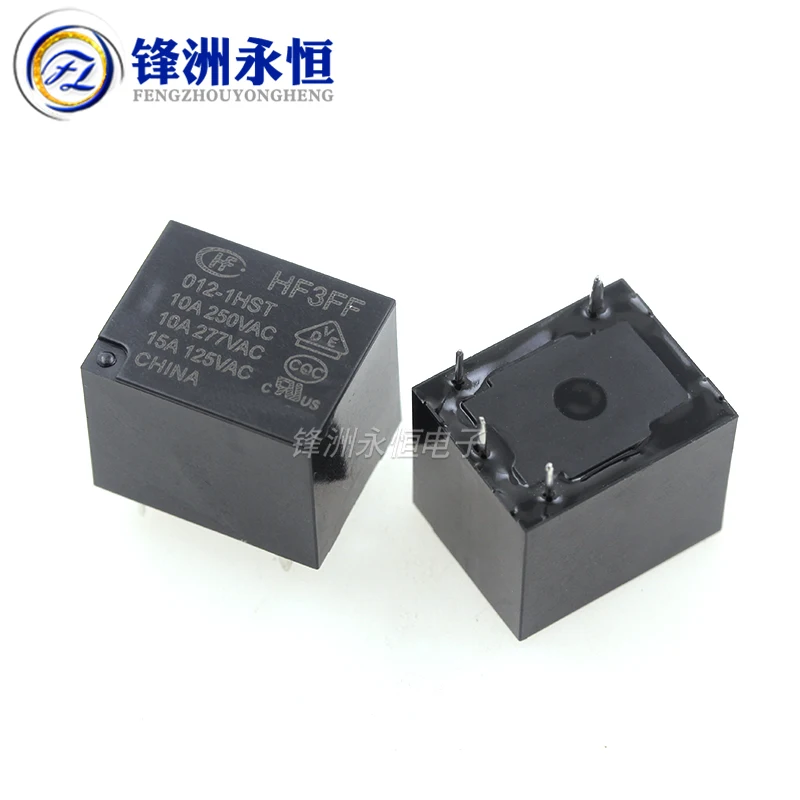 5Pcs/lot HONGFA Relay HF3FF-5 005 009 012 024-1ZST 1HST 4Pin 5Pin Synchronous NT73 SRD 5V 12V 24V Power Relay