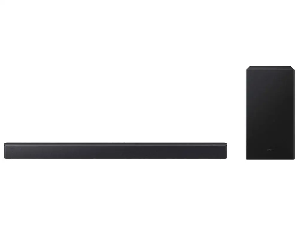 Soundbar Samsung HW-B450F 2.1 Canais Bluetooth com Subwoofer 300W Preto - Bivolt