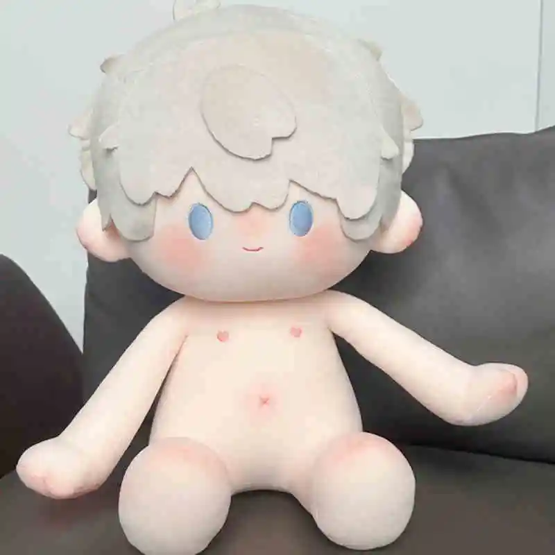 40cm Love and Deepspace Xavier Rafayel Zayne Caleb Sylus Sitting Posture Plush Cotton Doll Figures Toy Fluffy Maumet Puppet Gift