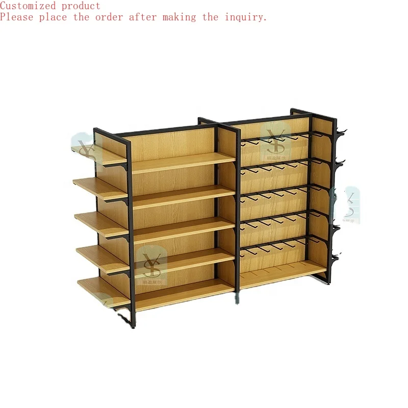

Custom.Store Shelf Rack Supermarket Shelves Display Steel Rack Store Shelves Gondola Rack for Shop