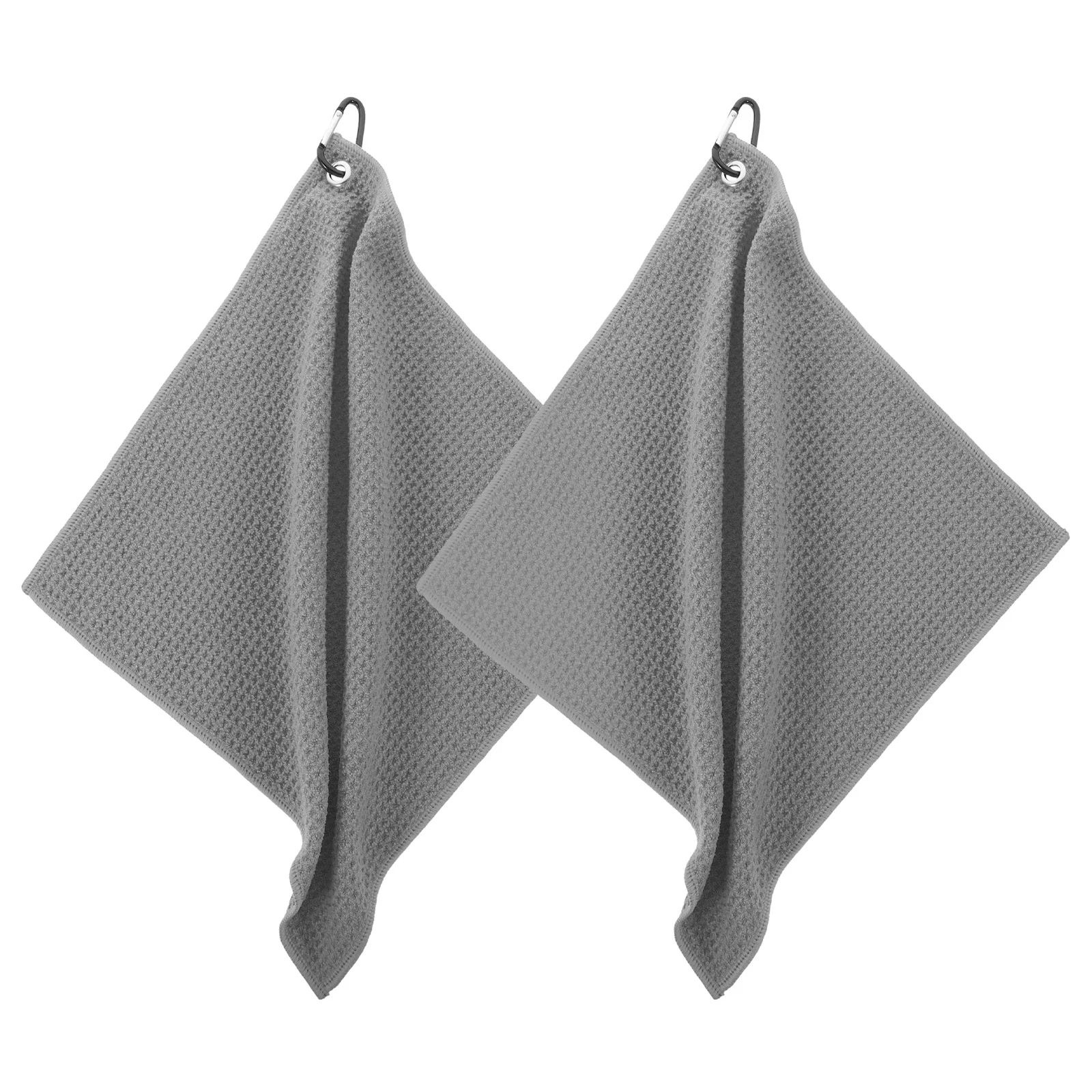 

2Pcs Golfs Towel Portable Cleaning Tool Microfiber Golfing Towels Outdoor Sports Supplies Ball Cleaner Golfing Wet Towels