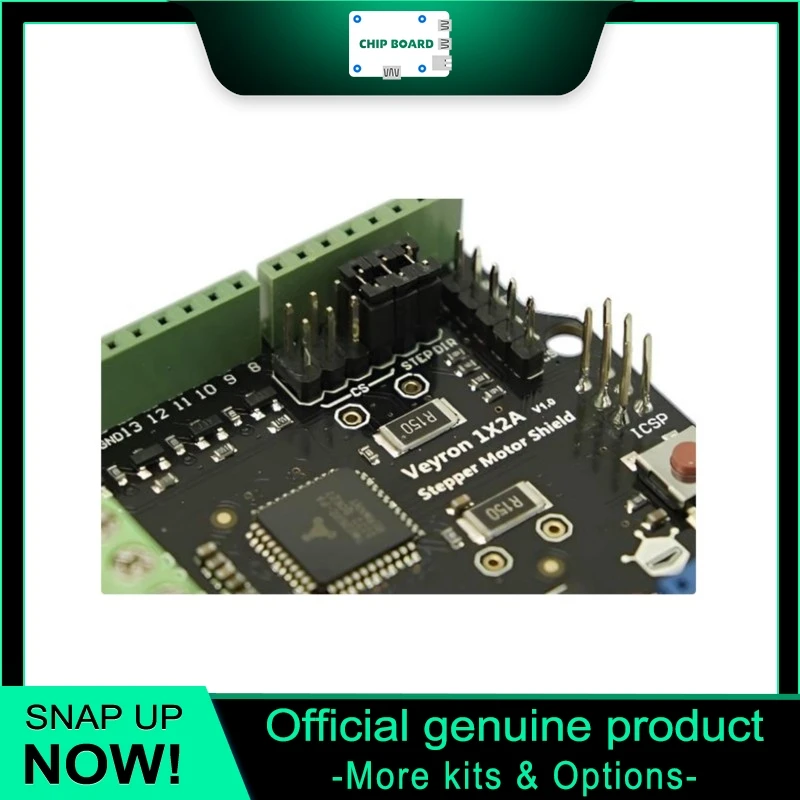 DFRobot TMC260 Arduino Stepper Driver Shield, SPI STEP DIR Control Module with 256 Microstep Mode