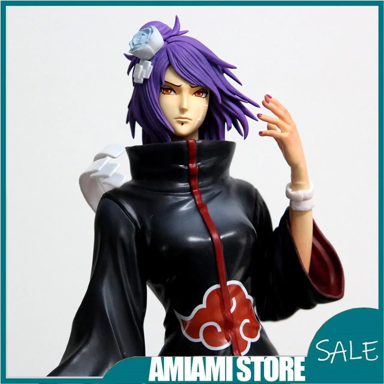 

In Stock Naruto 33cm Akatsuki Konan GK Figure Toy Anime Merchandise Desktop Decoration Ornament Collection Toy Birthday Gift