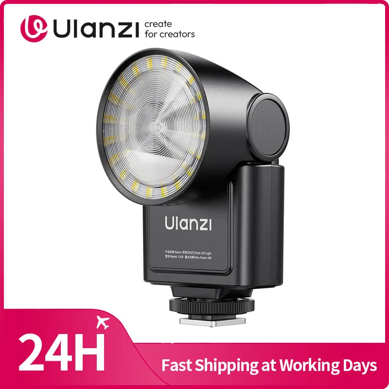 Flash LED para Cámara Ulanzi F16R GN16, Luz de Relleno para Sony, Canon, Fuji, Pentax, Nikon, Olympus