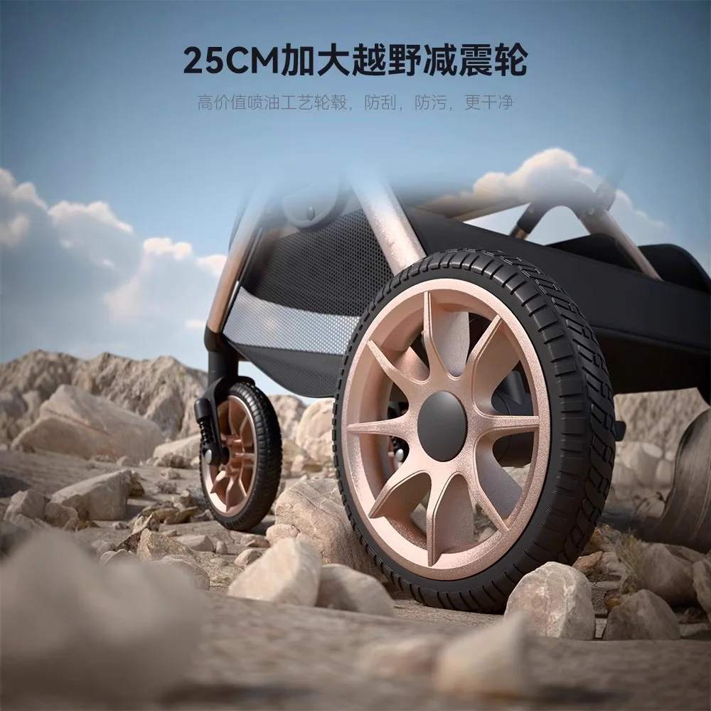 Wisesonle bébé poussette assise poussée des deux directions léger pliable Portable bébé poussette pour enfants