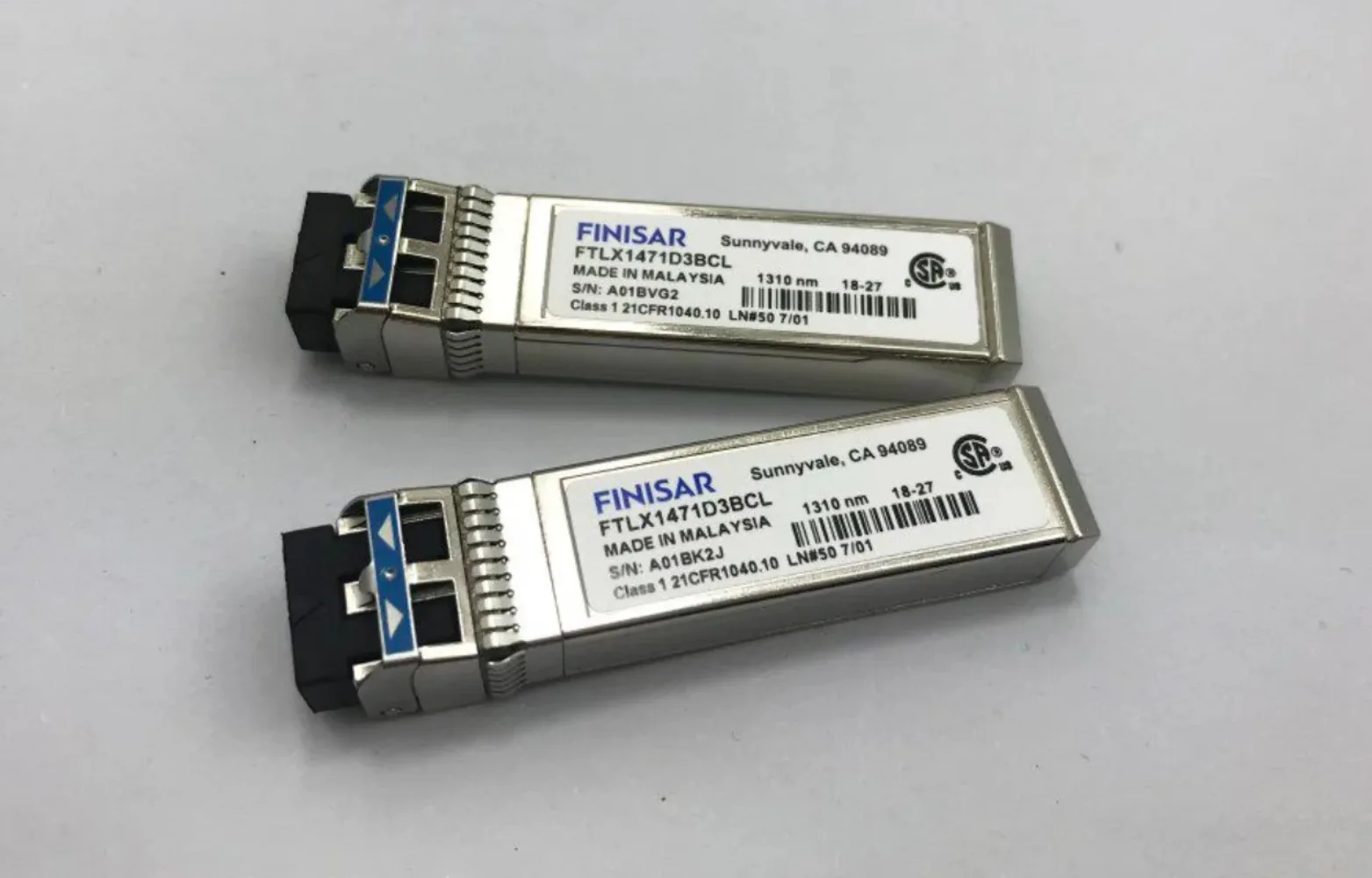 1PCS Finisar FTLX1471D3BCL SFP+ Opt-ical Module 10G 10KM Single Mode
