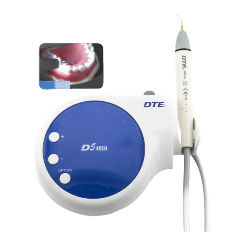 Original DTE D5 LED Ultrasonic Scaler With HD-7L Handpiece Painless Scaling Perio Endo Function Fit Dentists or Vet