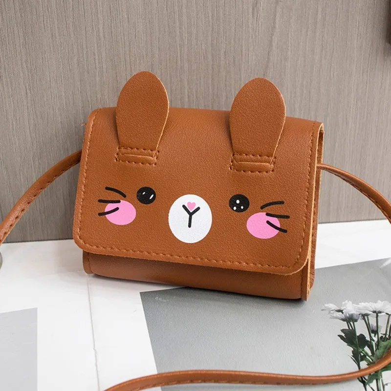 Children\'s Mini Handbags Cute Kids Coin Purse Wallet Fashion Princess Baby Girls PU Leather Small Shoulder Crossbody Bag NEW