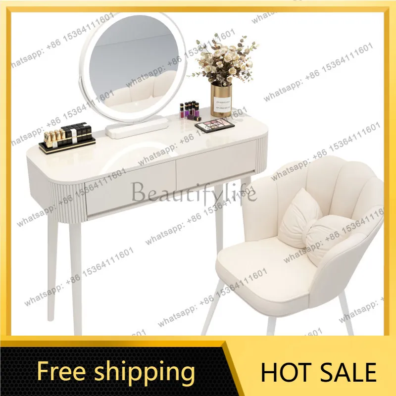 Best Sellers Wood Modern Vanity Table Bedroom Aesthetic Organizer Desk Vanity Table Cabinet Adult Coiffeuse De Chambre Furniture
