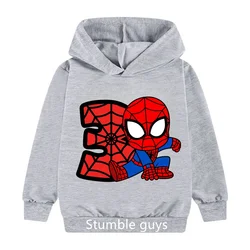 Children's Spiderman Hoodie Kids Clothes Girls Clothing Baby