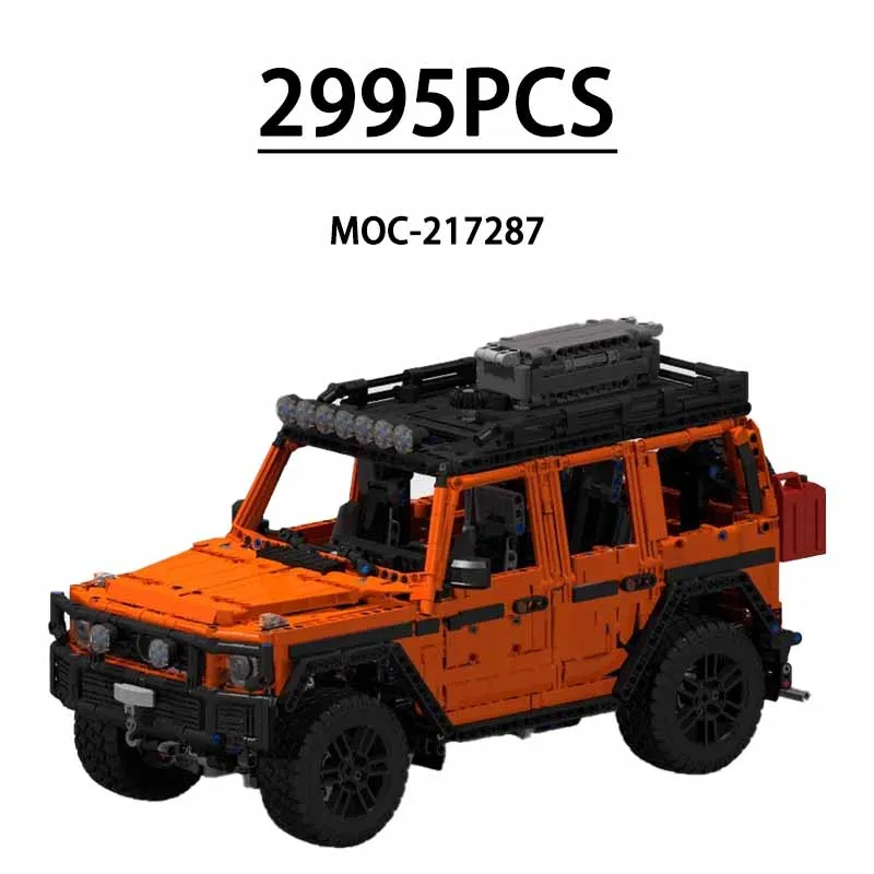 

MOC- 217287 Новый подключаемый грузовик профессиональной серии G500 42177, модель велосипеда для бездорожья, 2995 шт., строительные блоки, игрушки, подарки, рождественские подарки
