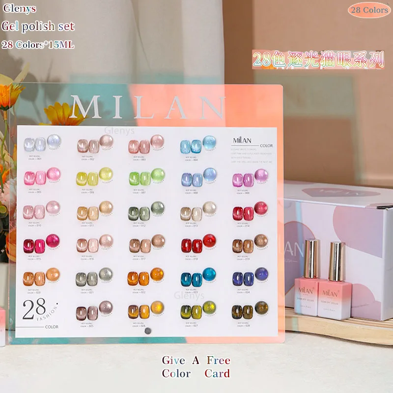 Nail art created with mesh and cat eye effects