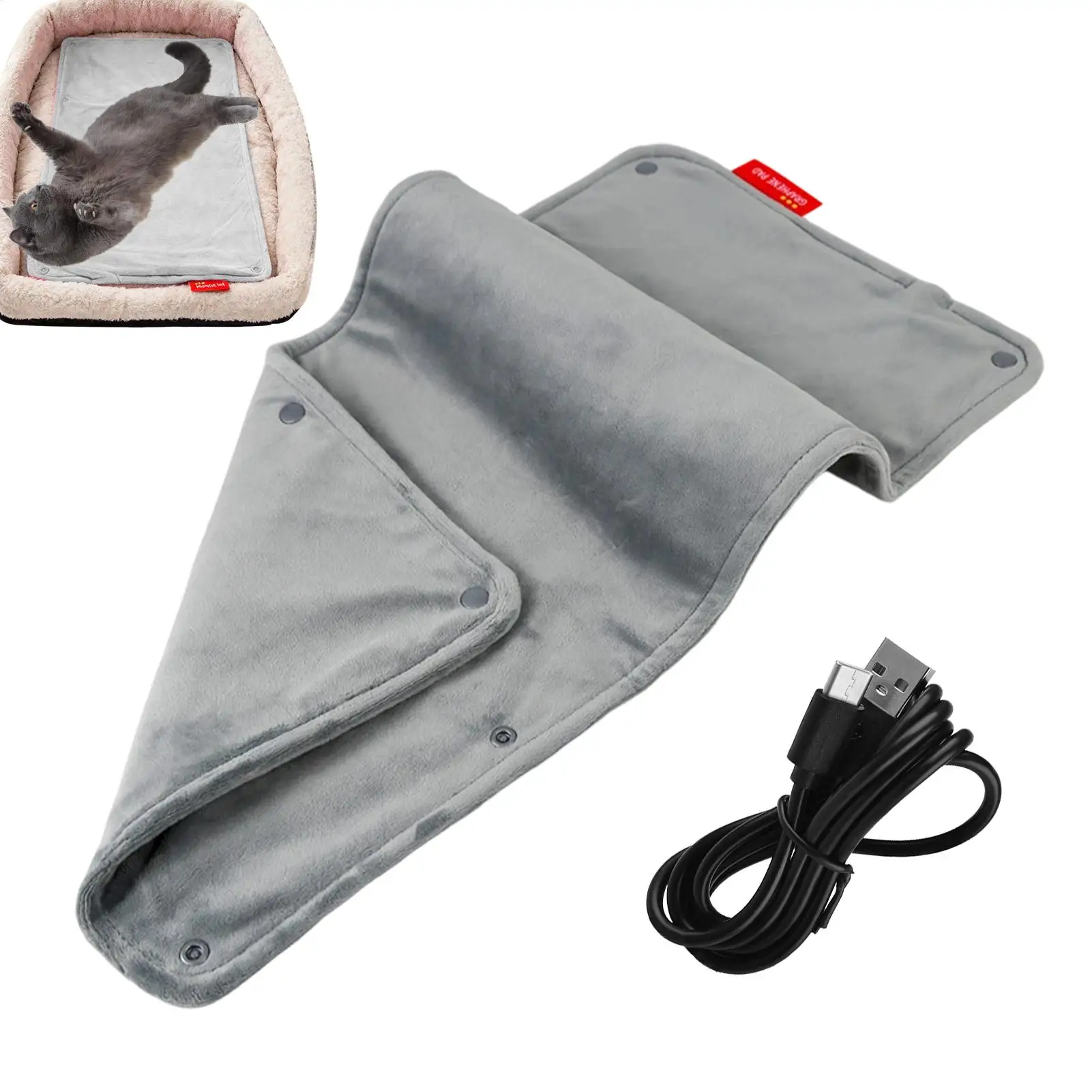 

NEW USB Heating Pad Electric Shoulder Warmer For Neck Back Leg Knee Abdomen Period Cramps Bed Sofa Workplace Car for man women