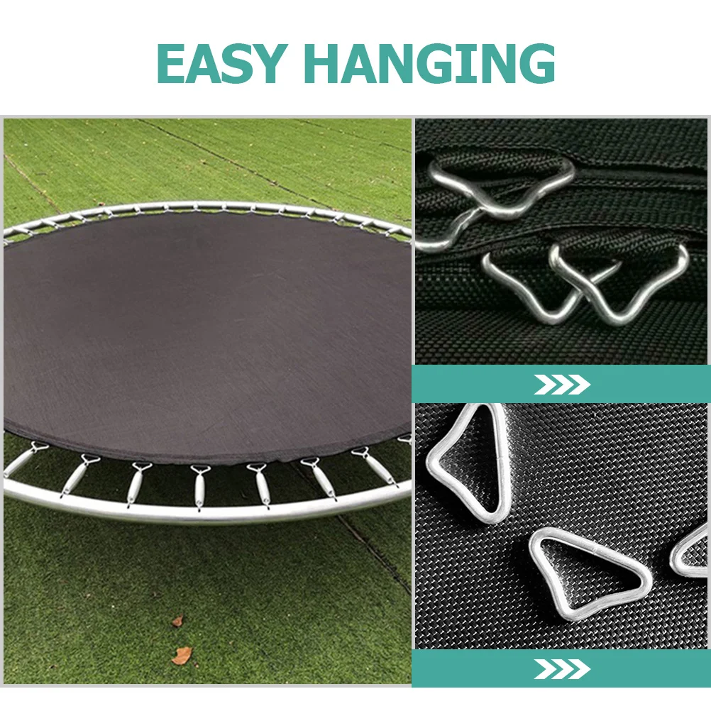 

36Pcs Triangle Trampoline Rings Professional Replacement Buckles High Strength Portable Trampoline Accessory Outdoor Use