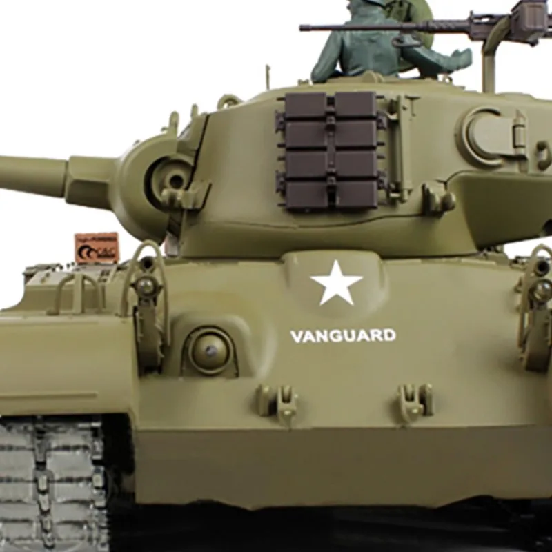 รถถังบังคับวิทยุ Heng Long FPV 1/16 7.0 M26 RTR รุ่น 3838 360 °   กระบอกเกียร์ปืนกลแบบย้อนกลับสำหรับรถถังบังคับวิทยุ รุ่น TH20327