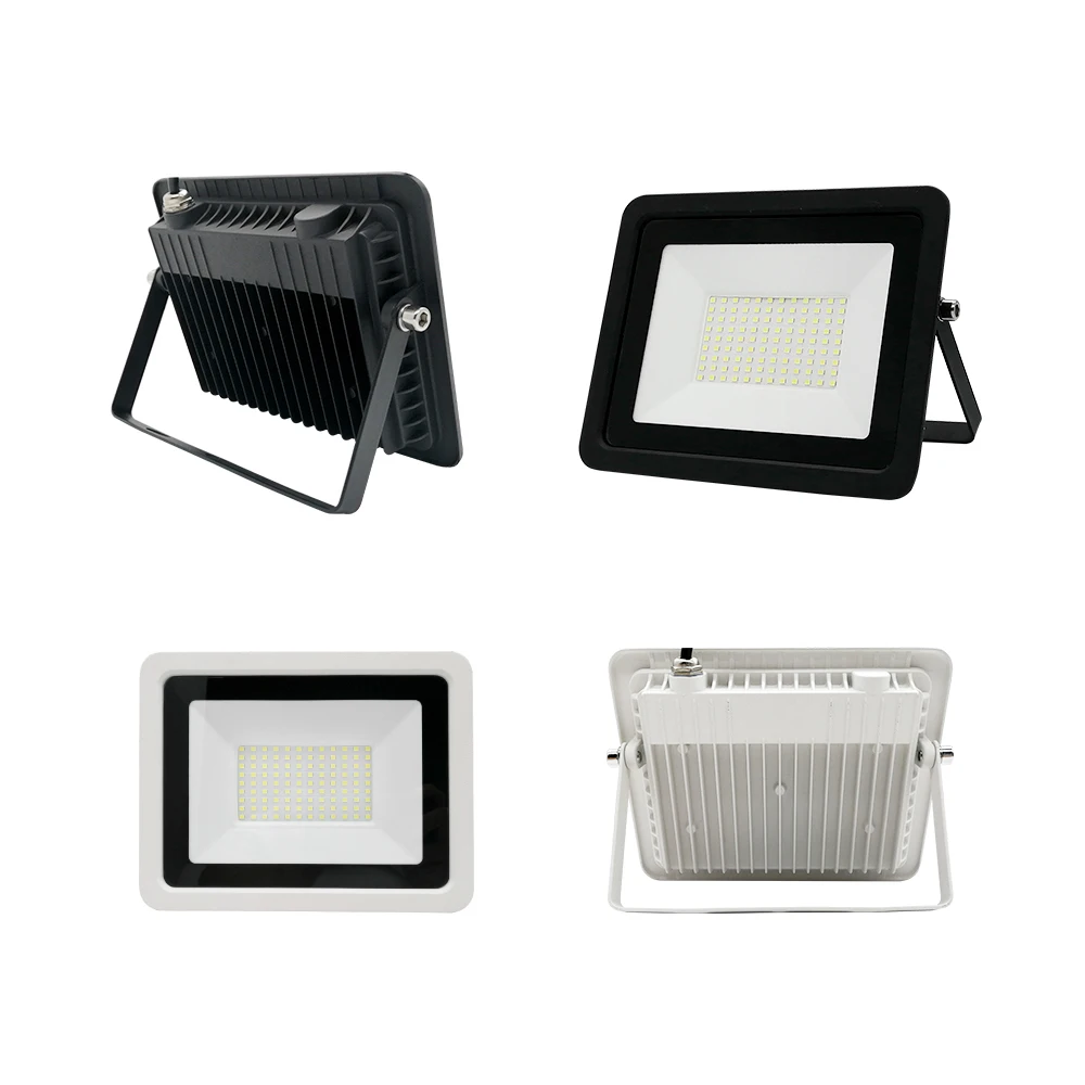 Projecteur LED à Large Faisceau, Imperméable Conforme à la Norme IP68, Éclairage d'Extérieur, Idéal pour un Jardin ou une Rue, 100/50/30/20/10W, AC 220V