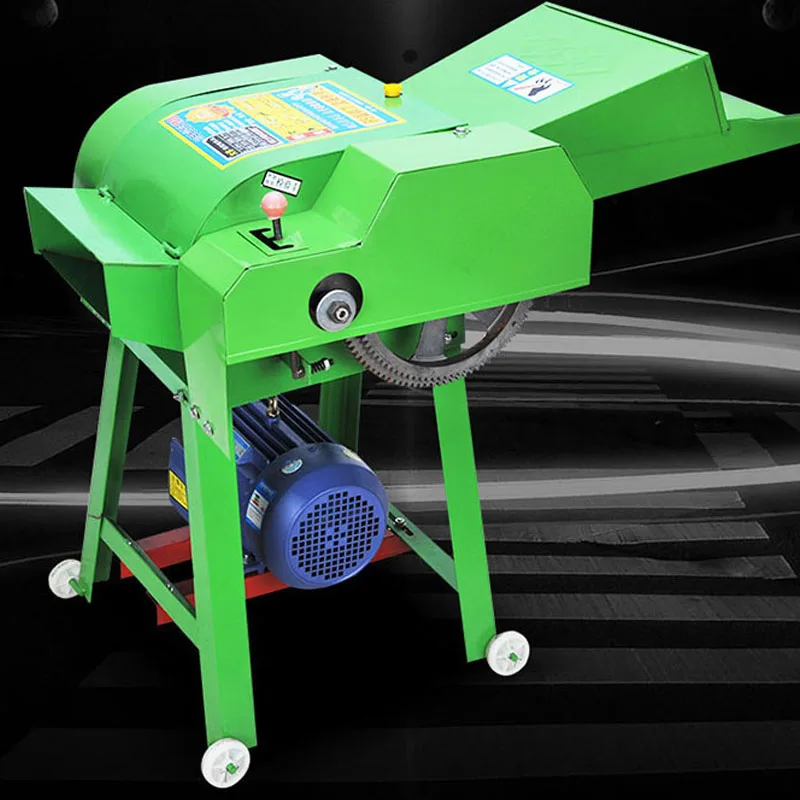 Nat En Droog Dual-Purpose Gras Cutter Kleine Gras Cutter Gras Crusher Stro Feed Crusher Vee En Schapen Huishouden 220V