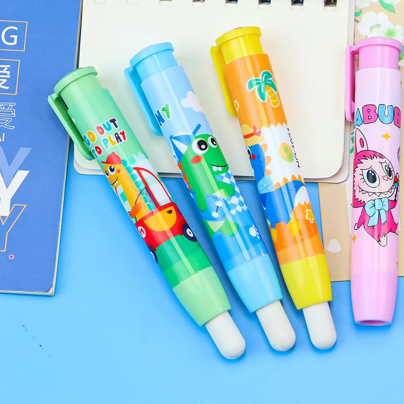 Scalable Eraser Random Yanse3/5/10 Creative Pressure Eraser Drawing Pencil Eraser Office Supplies Student Stationery image 3