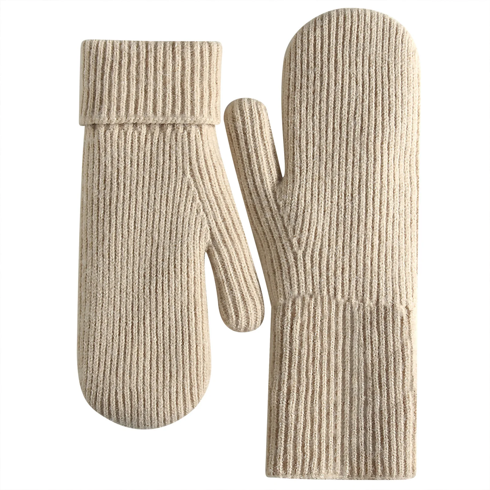 

Cycling Warm Gloves Winter Thickened Plush Full Finger Gloves For Cycling Riding Camping Travel Outdoor Windproof Mittens