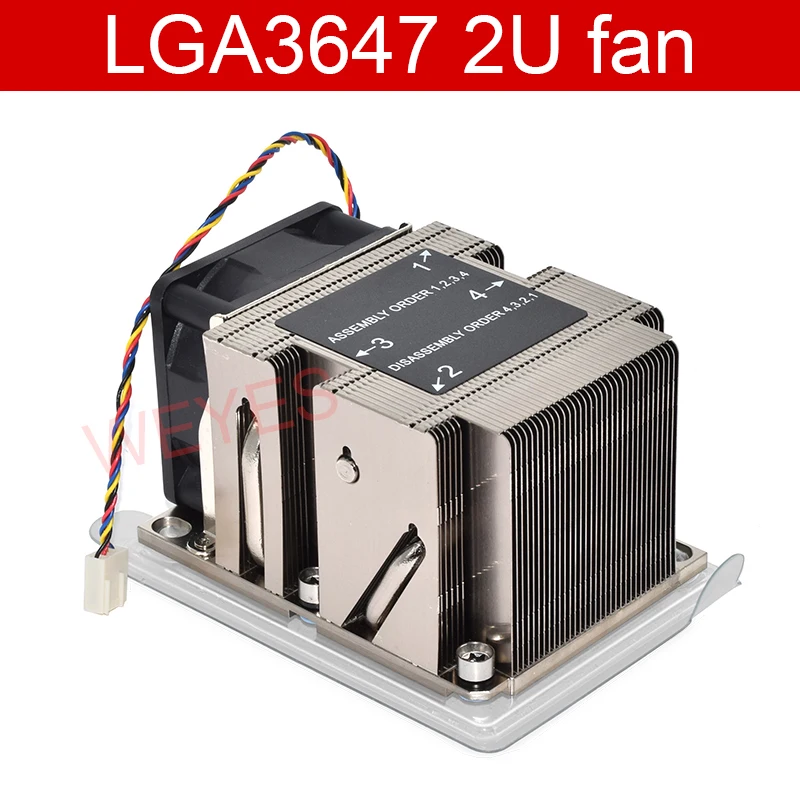 

Brand NEW LGA3647 2U CPU COOLER cooling fan heatsink for LGA3647 narrow workstation server Industrial Personal Computer Active