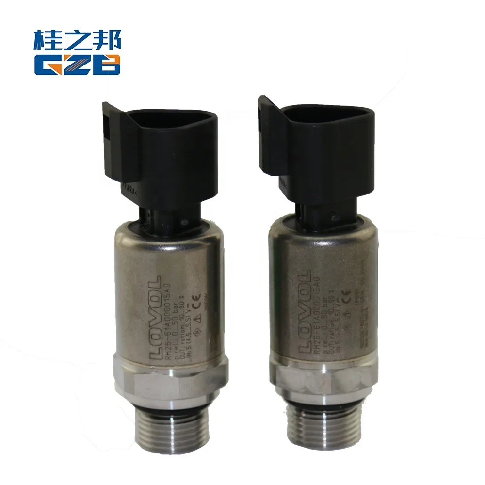 GZB Excavator  part Engine Pressure Sensor  high and low Transmitter Switch 0-50bar for FR RTS