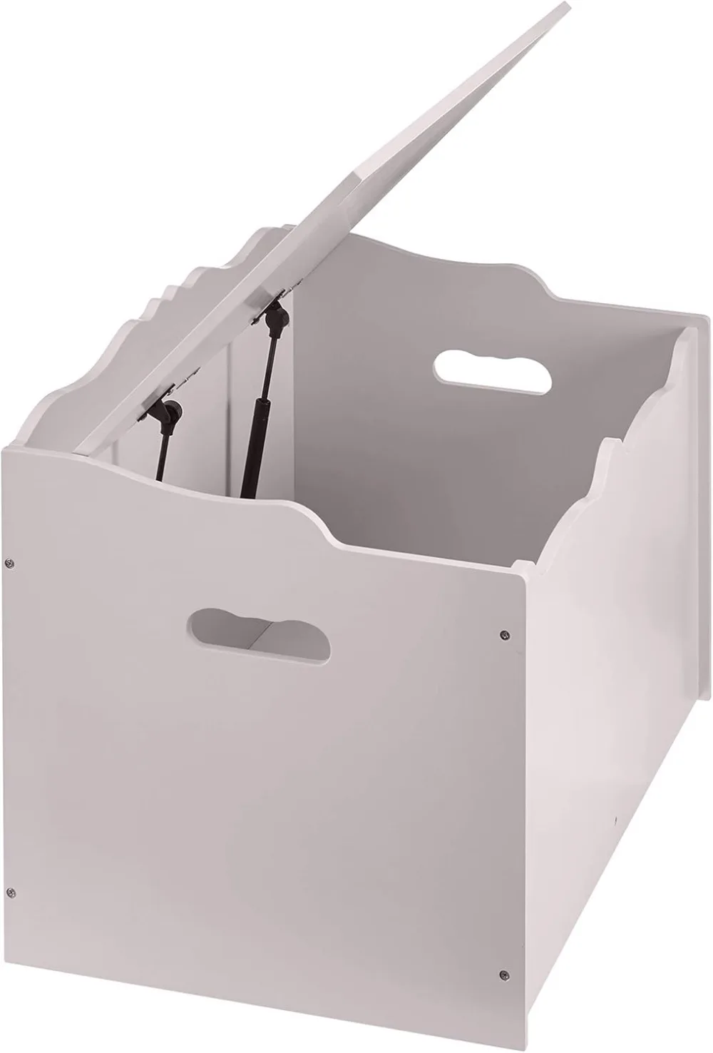 Деревянный сундук для хранения игрушек, серый, 30x18x19 дюймов, органайзер для детской комнаты