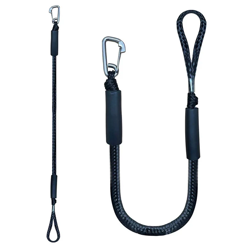 Cuerda elástica ajustable para amarre marino, cuerda de sujeción elástica de 4 pies, accesorios para embarcaciones, motos acuáticas, kayaks y jet skis