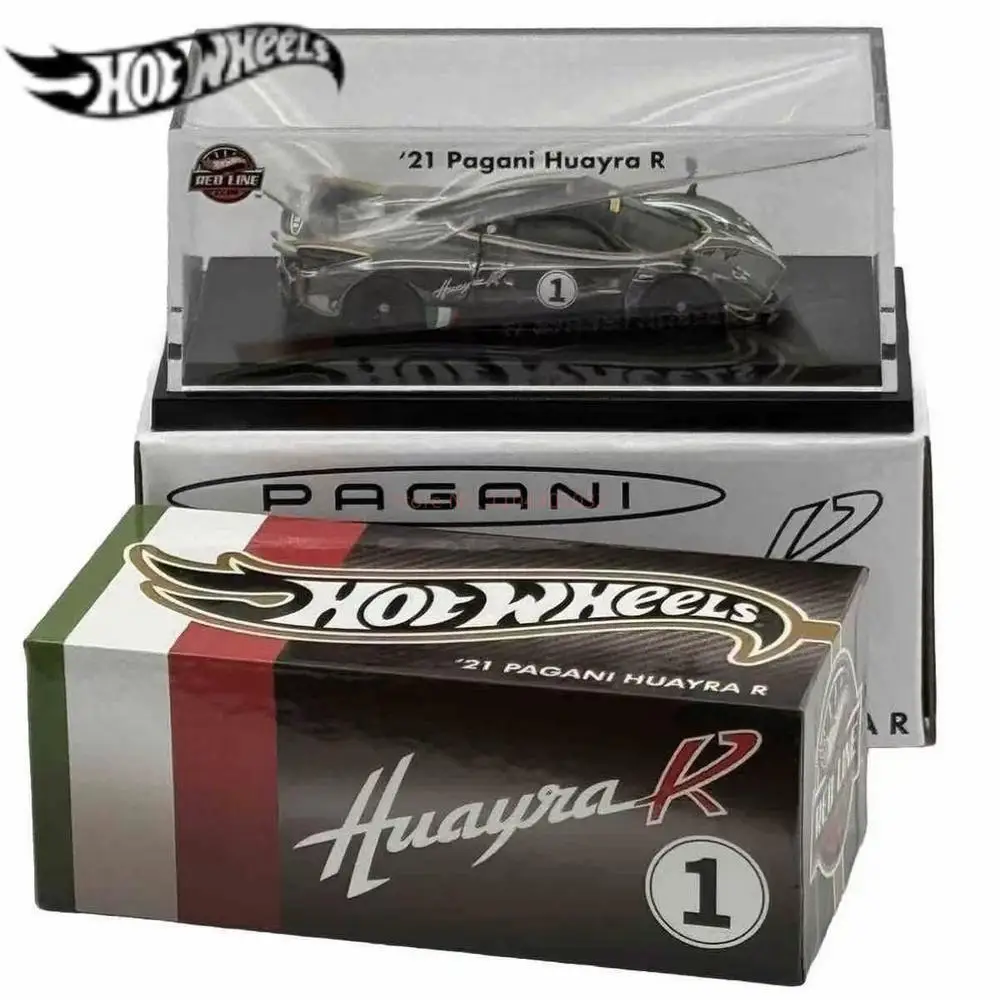 Original In Stock Hot Wheels Collectors RLC 1/64 21 Pagani Huayra R Die-Cast Model Car - Exclusive Series Model Car Collect Gift