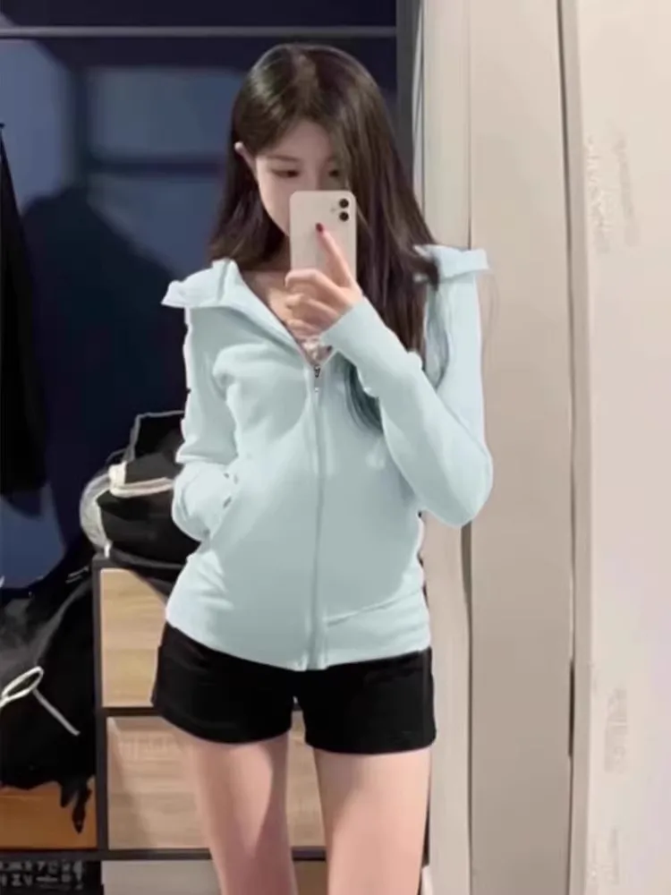 

Толстовки с капюшоном в графическом стиле, женский стиль, милый круглый вырез, графический кавайный слой, корейский универсальный японский ретро, легкий одинаковый бархат