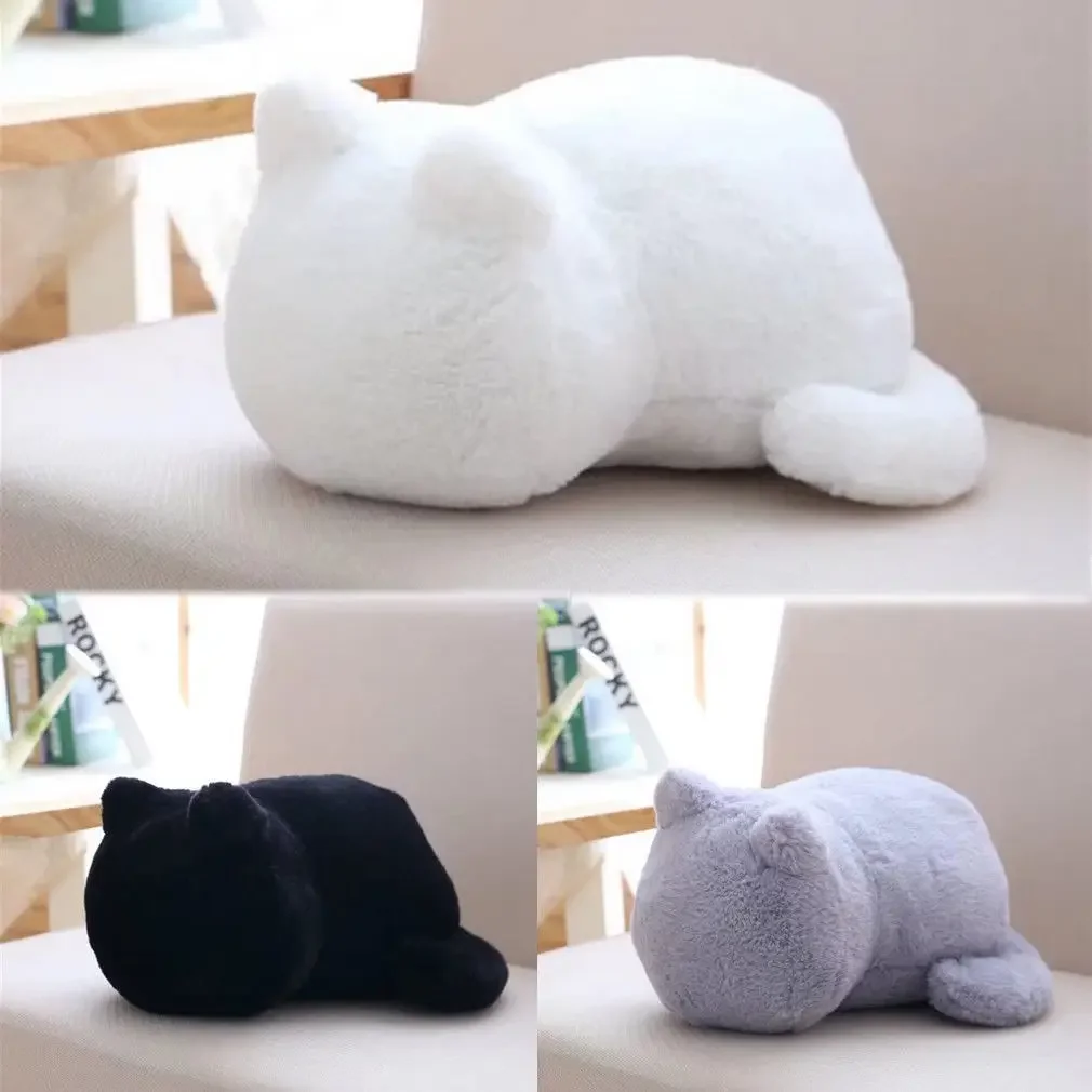 Cute Cat Cartoon Animal Cushion Plush Stuffed Throw Cotton Pillow Toy Doll Gifts Home Decoration Sofa Bed Accessories