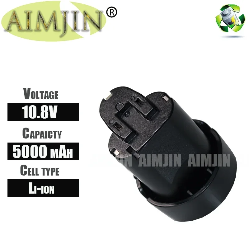 10.8V 5.0Ah Li-ion Battery For Makita BL1013 BL1014 BL 1013 BL 1014 LCT203W 194550-6 194551-4 195332-9 DF030D