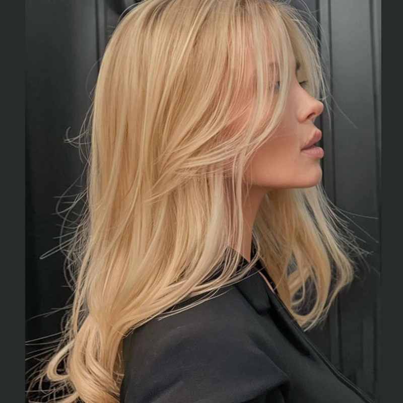 

130% Density Natural Hair Straight 13by6 HD Transparent Human Hair Medical Wig Brazilian Lace Front Wigs for Women