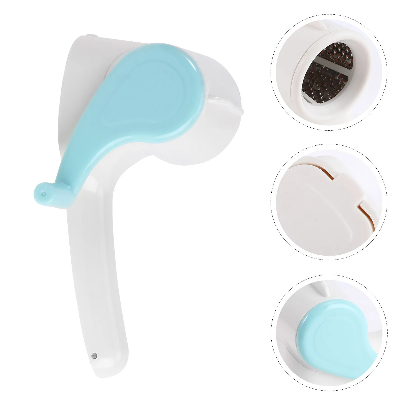 

Stainless Steel Cheese Grater Food Grade Manual Kitchen Shaver For Home Use Portable Rotary Vegetable Slicer Abs Body
