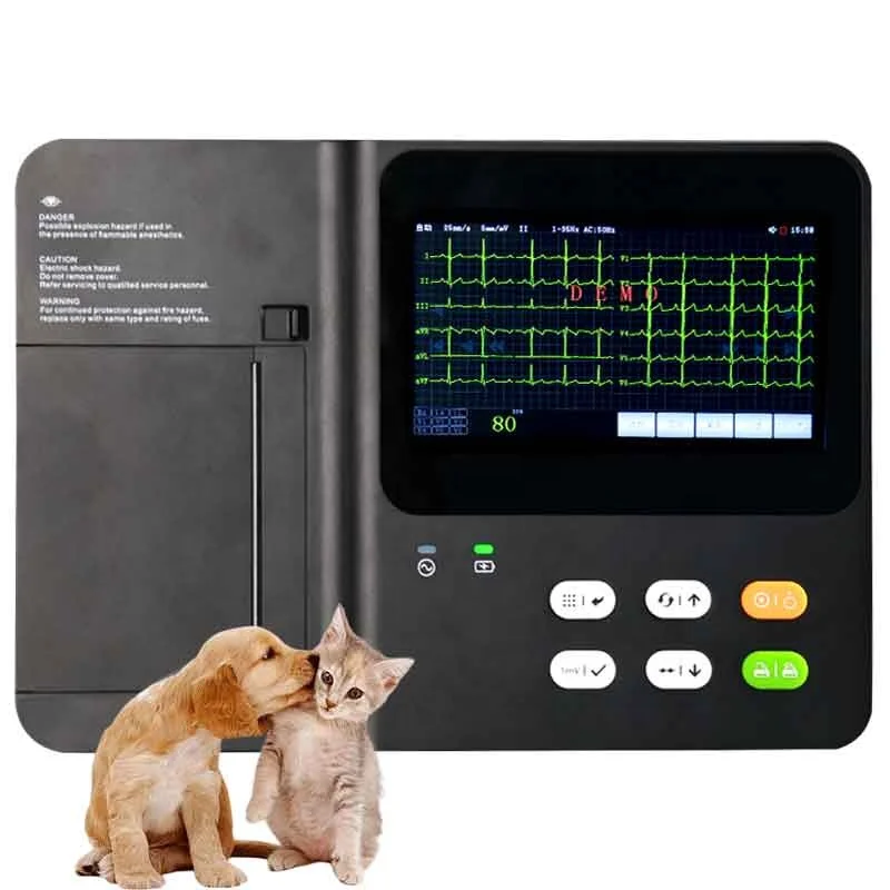 3 Channels Wireless Portable Veterinarian  Machine for Pet Clinic Hospital Canine Puppy Dog