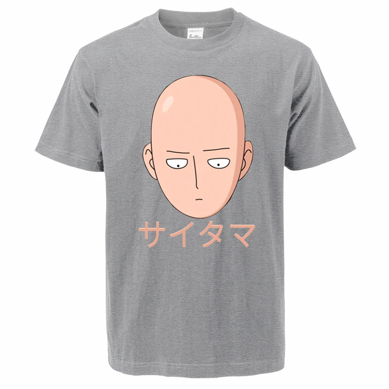 Estate 2024 moda maschile giappone Anime One Punch uomo t-shirt traspirante Tees maschile Saitama manica corta Tee Harajuku vestiti