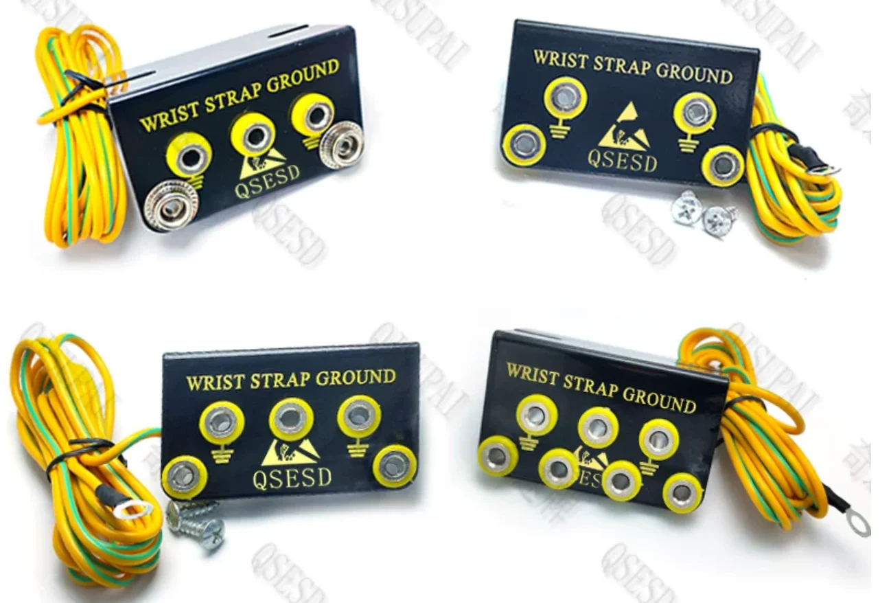 2/3/4/5/7 holes L-shaped anti-static grounding wrist strap socket Grounding connector Anti-static wrist strap socket NO.TXF-103