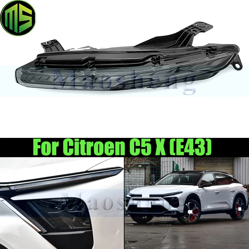 

Maosheng LED Daytime Running Light DRL Headlight Headlamp For Citroen C5 X (E43) Front Turn Light Daytime Light