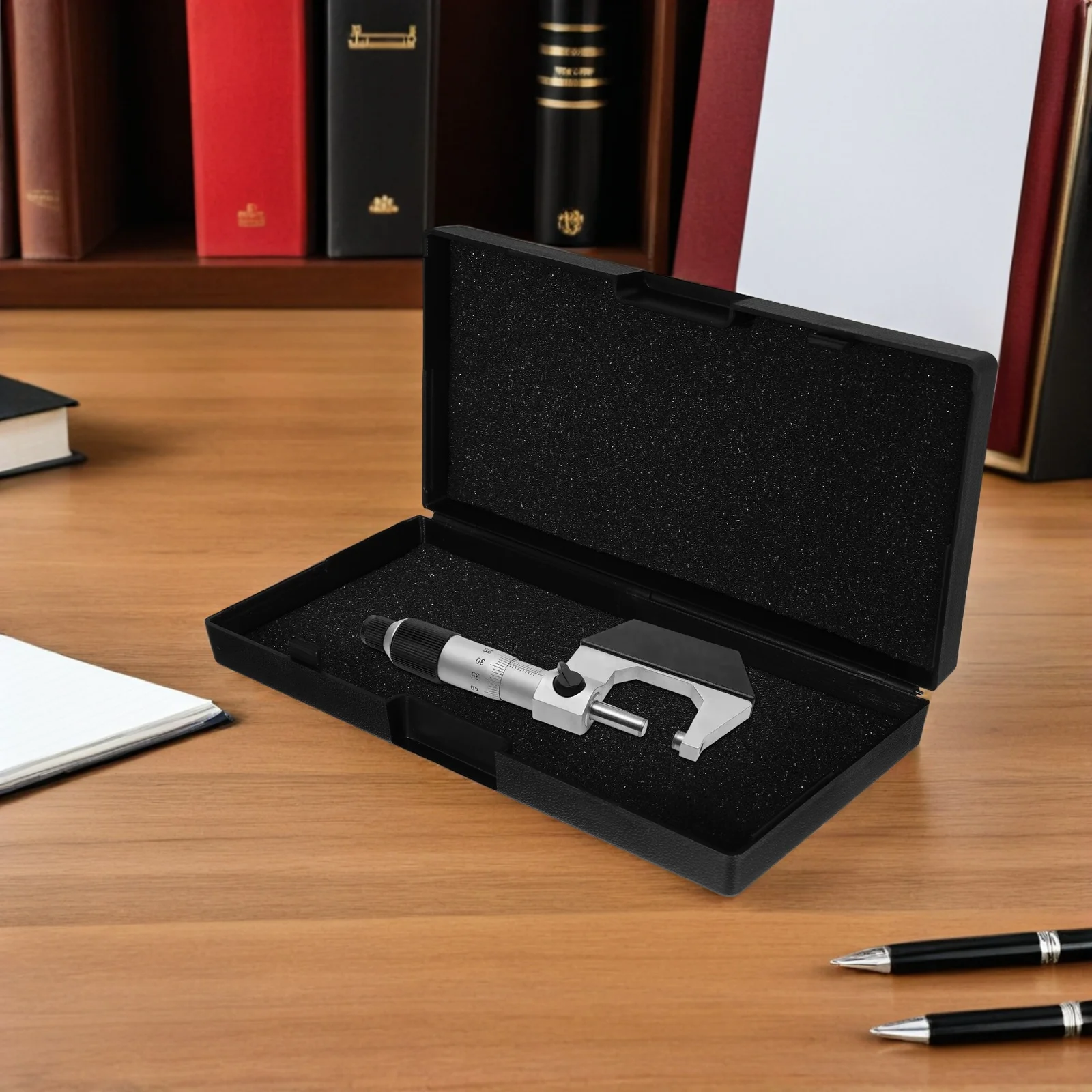 

2pcs Micrometer Box For Measurement Tools Heavy Duty Waterproof Protective Case Precision Tool Storage For Engineers Technicians