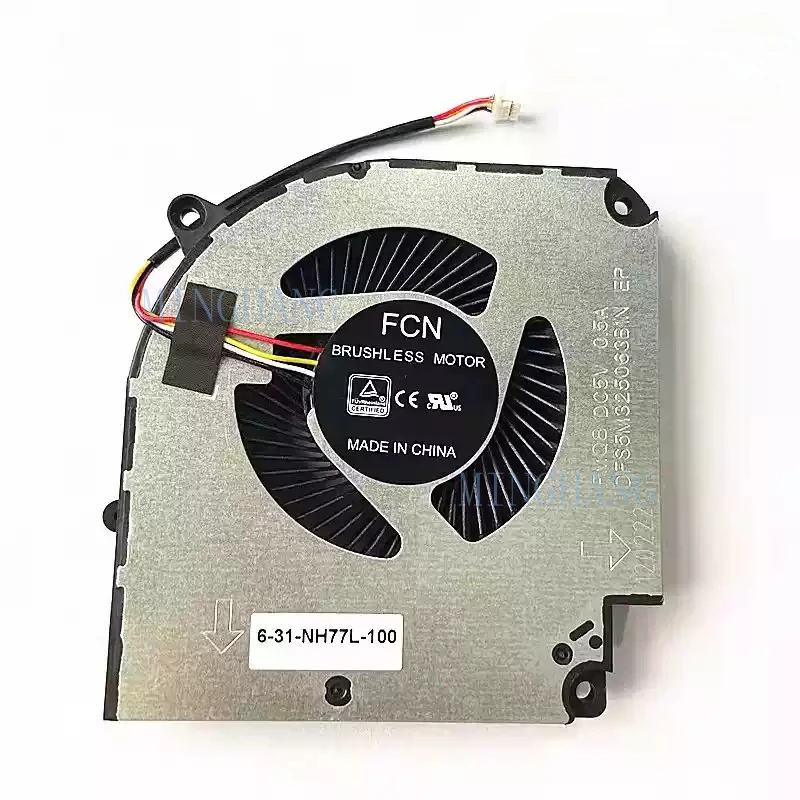 

M New for Clevo NH70RC NH70RCQ NH70RD NH70RDQ NH77DCQ NH77DPQ CPU GPU Cooling Fan DC5V