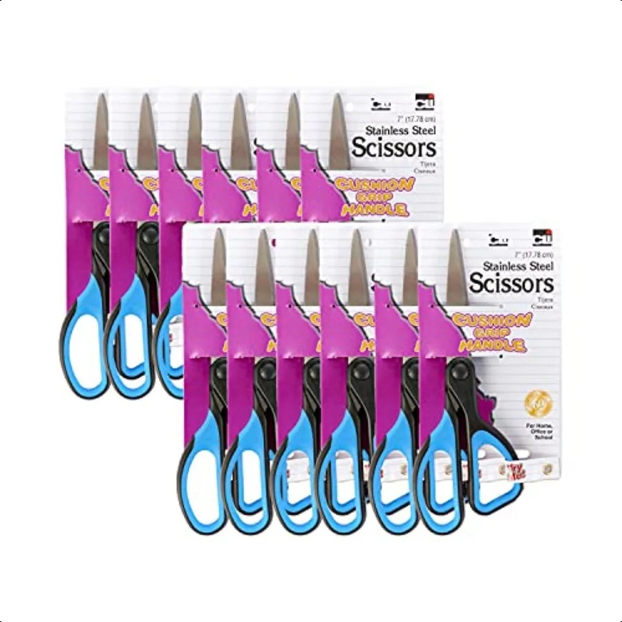 

Cushion Grip 7 Scissors Straight Pack of 12