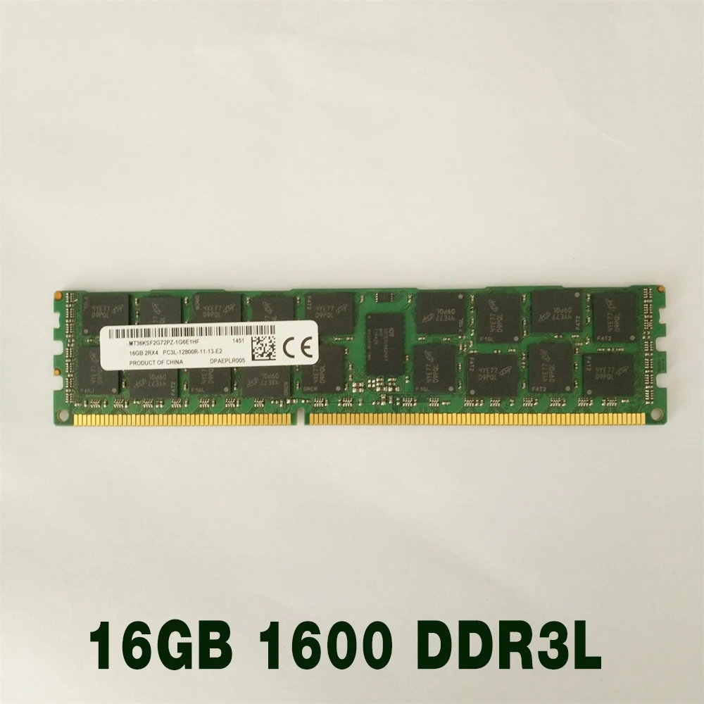 

1 pcs MT36KSF2G72PZ-1G6E1HF For MT RAM 16G 1600 Memory 16GB 2RX4 DDR3L PC3L-12800R