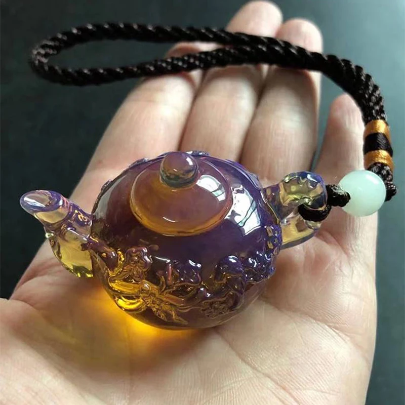 taiwanese-mahjong-winning-money-plaything-handheld-amber-honey-wax-fem-model-decorative-accories-faionable-jewelry