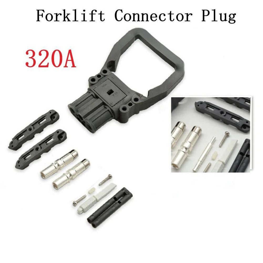 Forklift Battery Power Connector 320A 150V Electric Charging Connector with AC/DC Interface and IP23 Protection Class