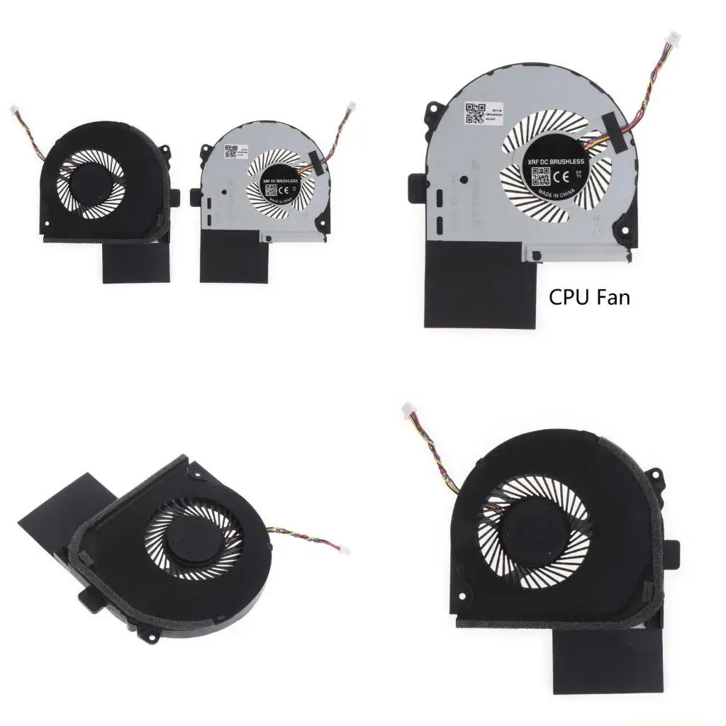CPU GPU Fan Laptop Cooling Fan DC12V 0.4A 4-pin 4-wires for  ROG STRIX GL703GS GL703GM Laptop Part Brushless Motor