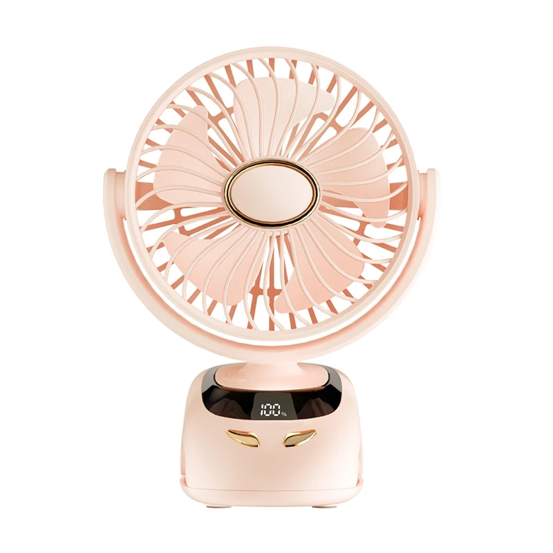 3000Mah N33 USB Clip Fan Clip On Fan Mini Fan With Clip Aromatherapy Use Digital Display Portable Bedroom Stroller Fan