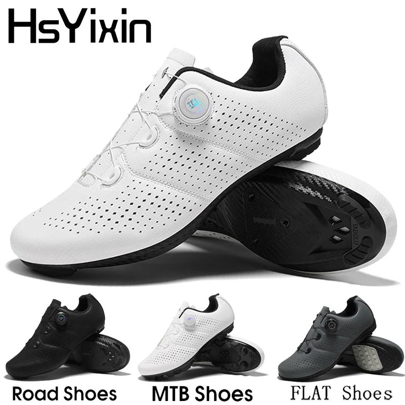 

Professional Cycling Sport Cycling Shoes HsYixin Road Bike Shoes Mountain Bike Riding Shoes Flat MTB Road Bike Riding Shoes