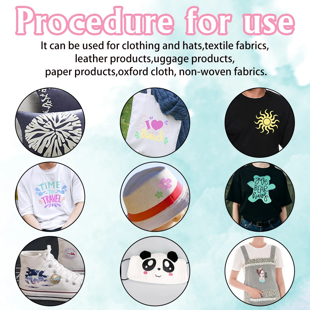 Glow-in-the-dark onion Powder Htv Heat transfer Film multi-color vinyl set Glow-in-the-dark ironing with DIY clothing stickers