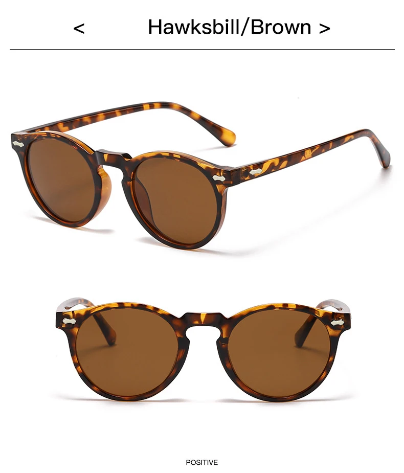 2PCS Neue Stil Von Retro Gläser Runde Mode Mita Sonnenbrille Personalisierte Sonnenbrille JH3053 – Detail 9