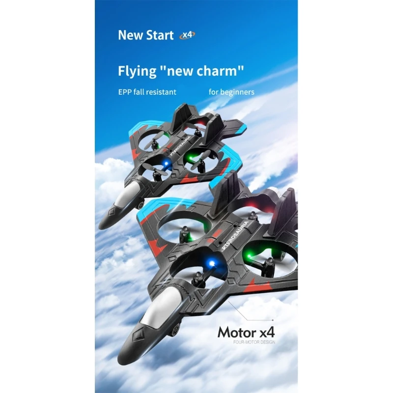 LED 조명 폼 원격 제트 제트 전투기 스턴트 비행기 원격 제어 비행기 6-14 세 소년을위한 원격 제어 비행기